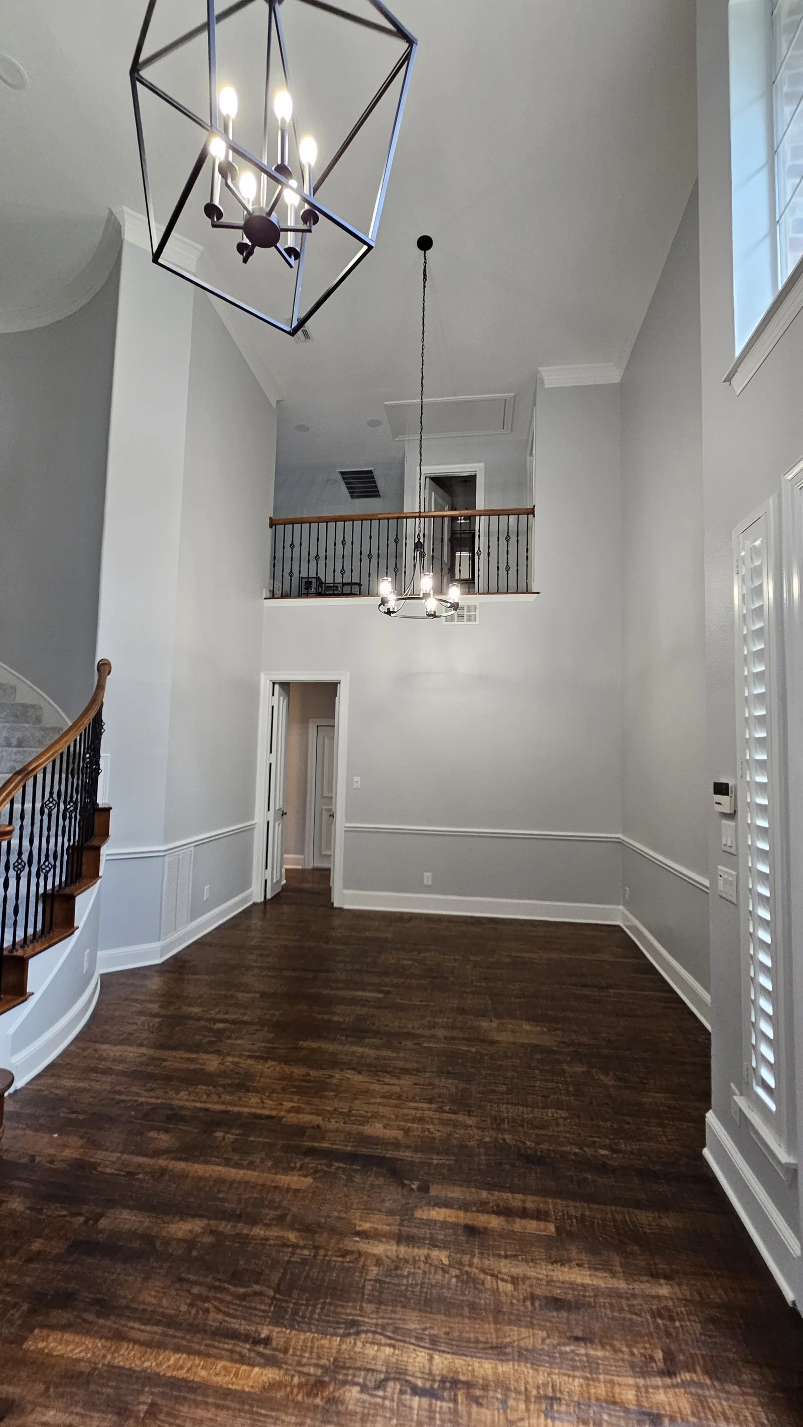 Double-Volume Living Room after