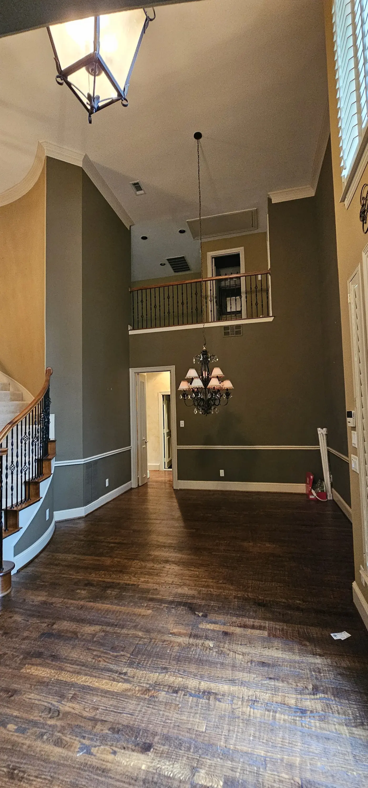Double-Volume Living Room before
